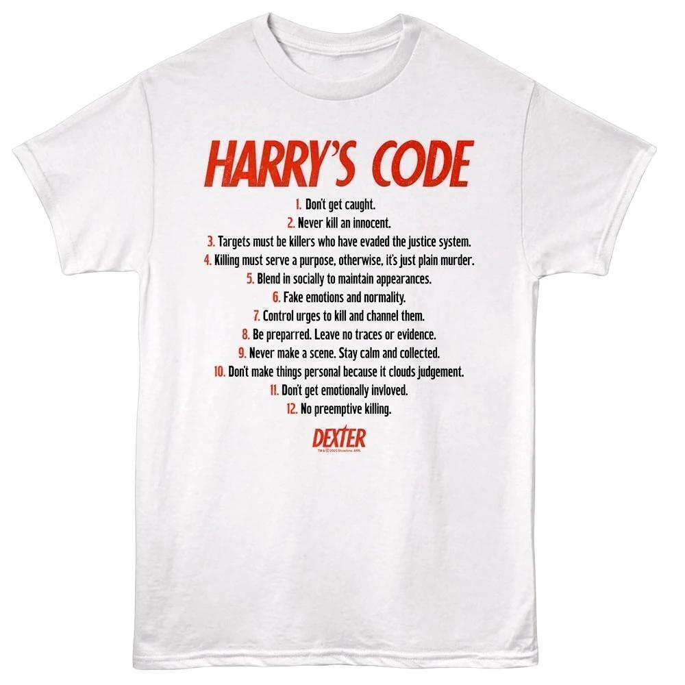 Dexter Harrys Code Crime Series Quote T Shirt
